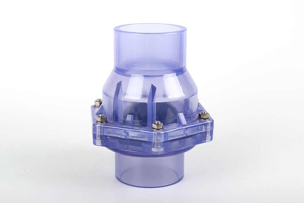 贵德透明翻板式止回阀